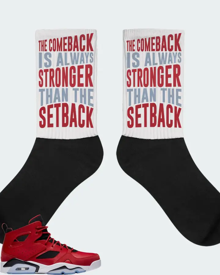 Jordan Flightclub 91 Sneaker Matching White Socks - The Comeback
