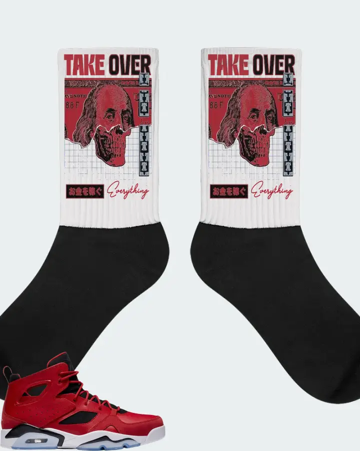 Jordan Flightclub 91 Sneaker Matching White Socks - Take Over