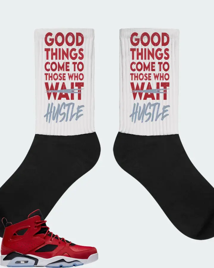 Jordan Flightclub 91 Sneaker Matching White Socks - Good Things Come