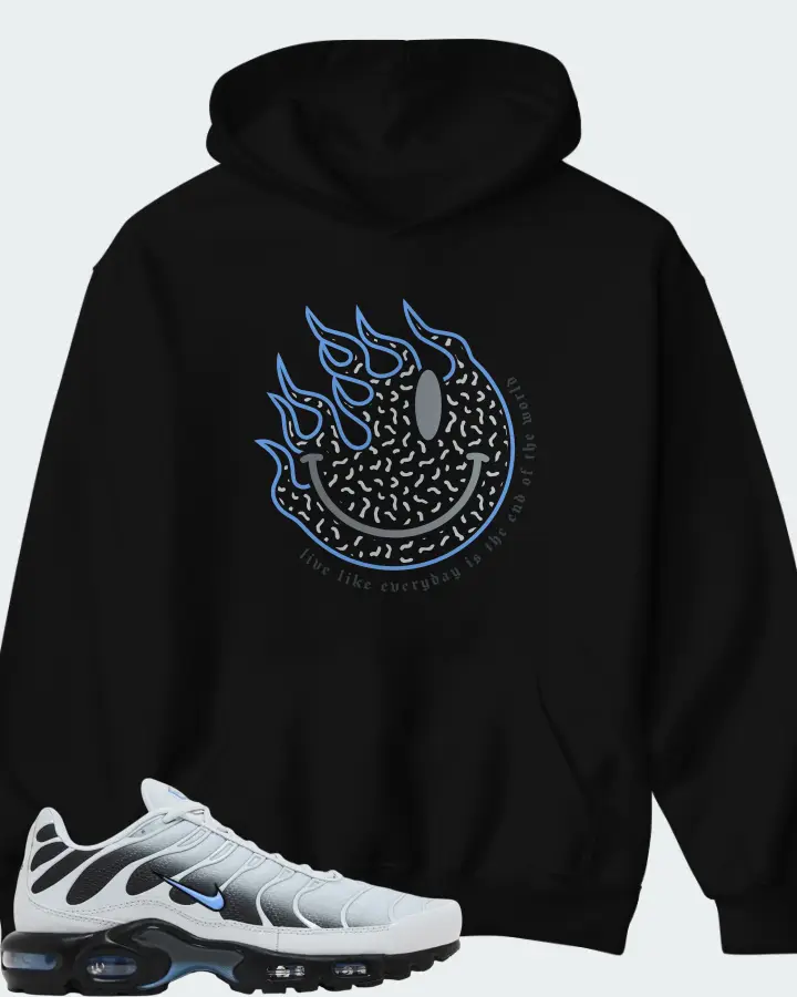Nike Air Max Plus 'Pure Platinum University Blue Matching Hoodie
