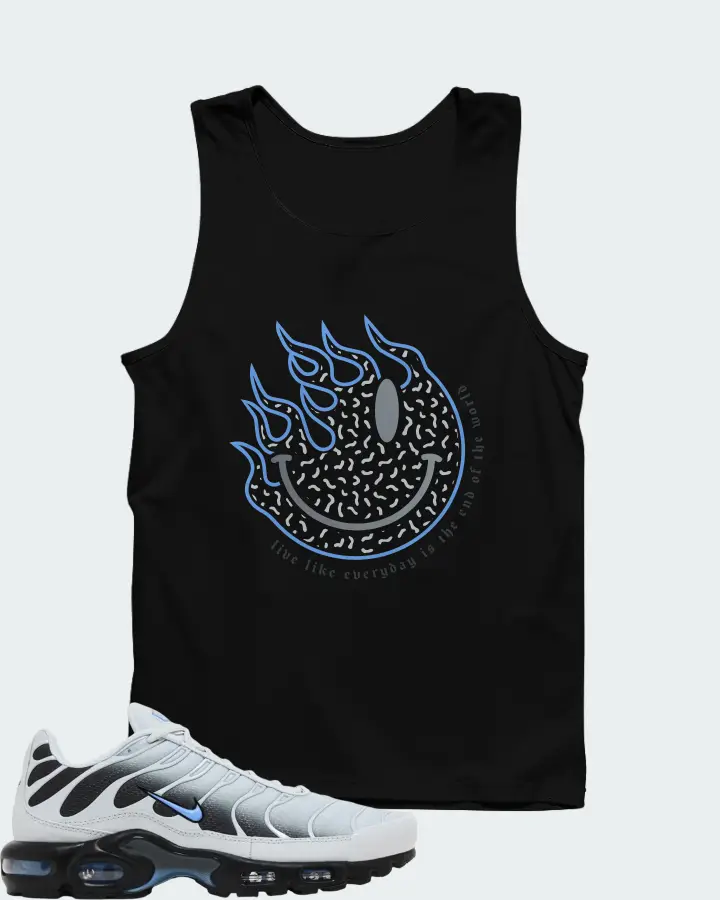 Nike Air Max Plus 'Pure Platinum University Blue Matching Tank Top