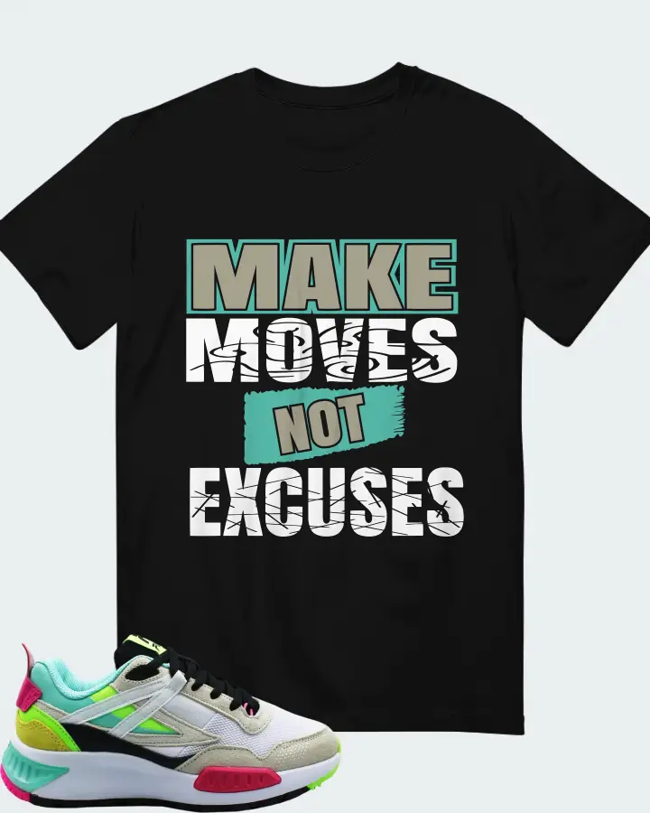 Fila Setona Viz  Leather Mesh Cross  Sneaker Matching Black T-Shirt - Make Moves Not Excuses