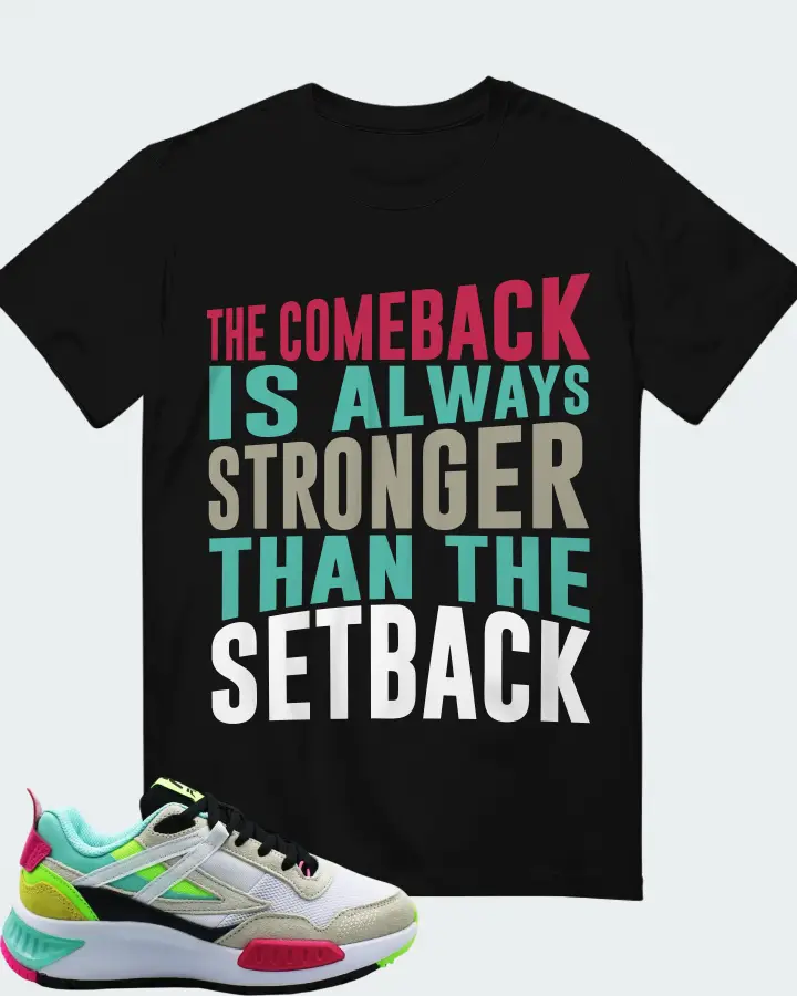 Fila Setona Viz  Leather Mesh Cross  Sneaker Matching Black T-Shirt - The Comeback