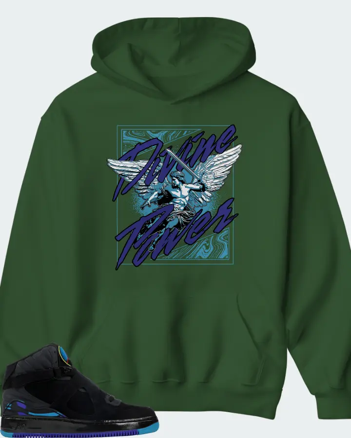 Hoodie in Army Green