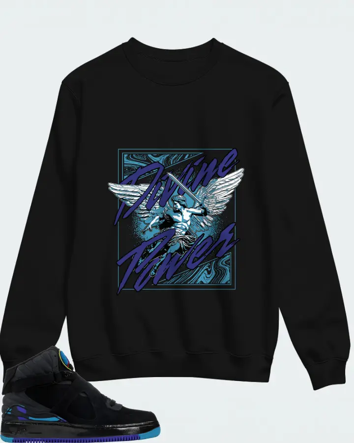 Sweatshirt in Black