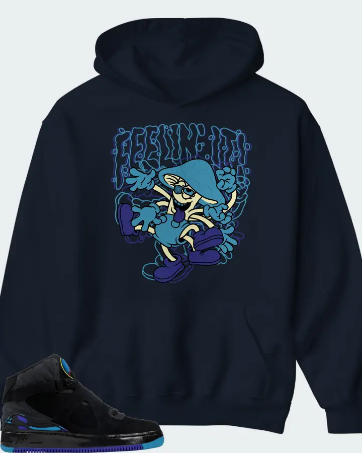 Hoodie in Navy