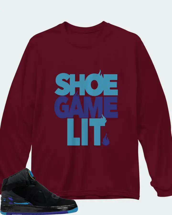 Long Sleeve T-Shirt in Maroon