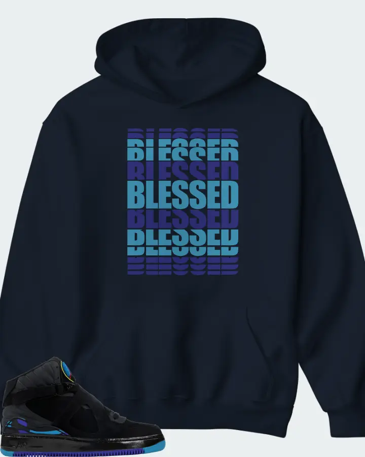 Jordan AJF 8 Sneaker Matching Kid's Hoodie - BLESSED Many Times