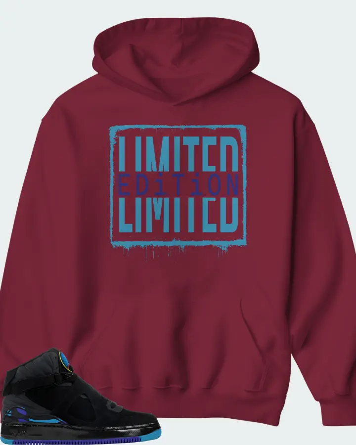 Hoodie in Maroon