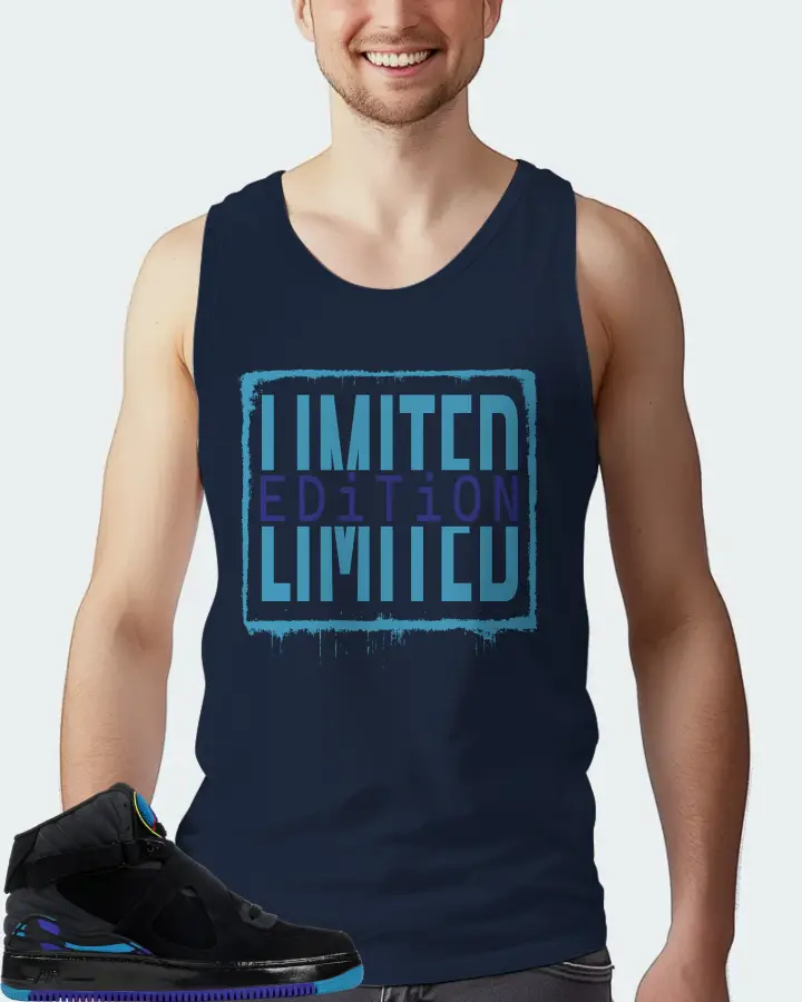 Jordan AJF 8 Sneaker Matching Navy Tank Top (LIMITED EDITION) - View 4
