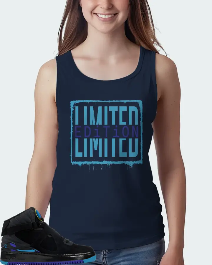 Jordan AJF 8 Sneaker Matching Navy Tank Top (LIMITED EDITION) - View 5