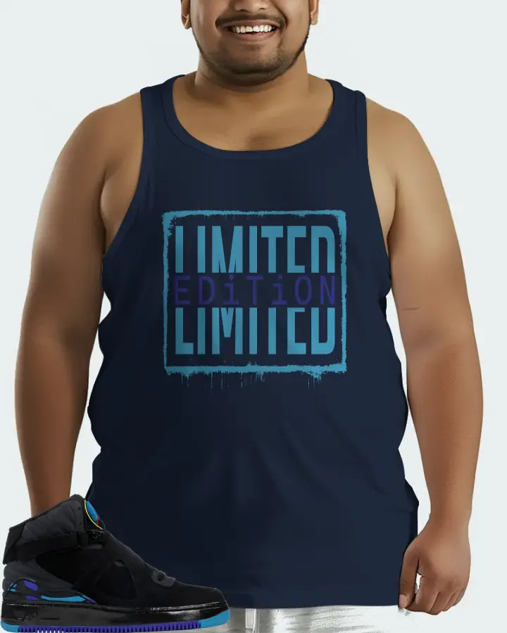 Jordan AJF 8 Sneaker Matching Navy Tank Top (LIMITED EDITION) - View 6