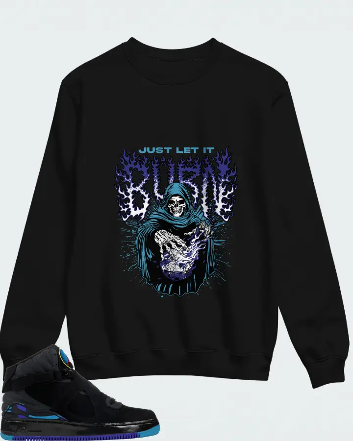 Sweatshirt in Black