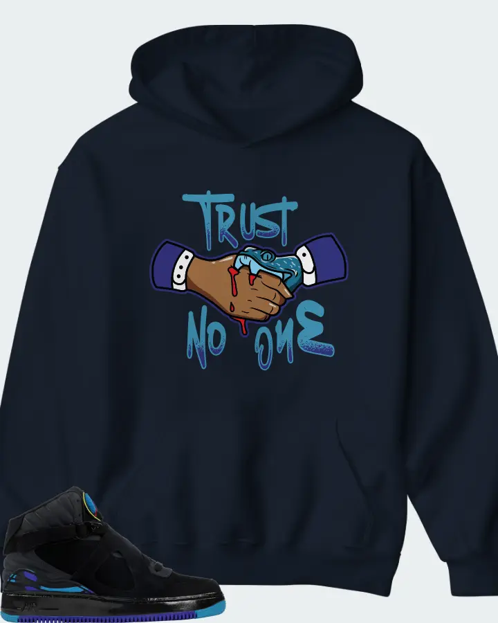 Jordan AJF 8 Sneaker Matching Kid's Hoodie - Trust No One