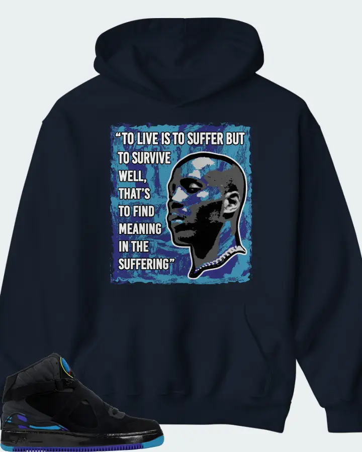 Jordan AJF 8 Sneaker Matching Kid's Hoodie - DMX Suffer Quote
