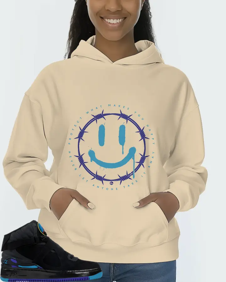 Jordan AJF 8 Sneaker Matching Cream Hoodie (PROTECT) - View 3