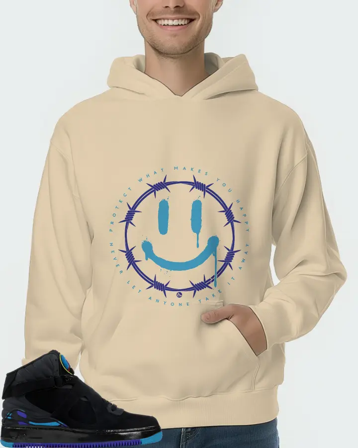 Jordan AJF 8 Sneaker Matching Cream Hoodie (PROTECT) - View 4