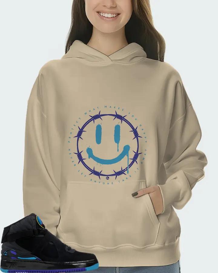 Jordan AJF 8 Sneaker Matching Cream Hoodie (PROTECT) - View 5