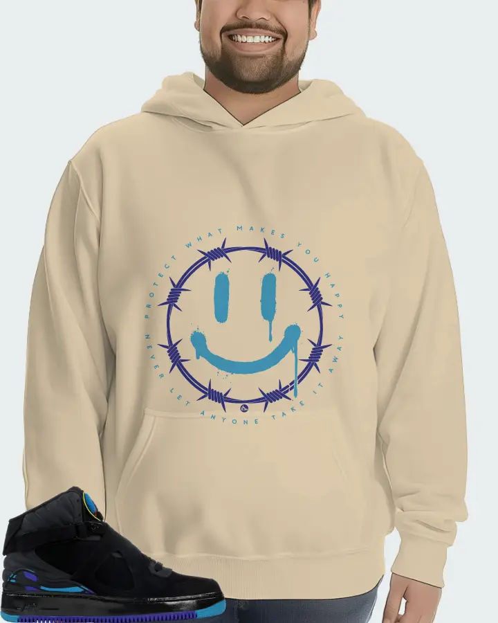 Jordan AJF 8 Sneaker Matching Cream Hoodie (PROTECT) - View 6