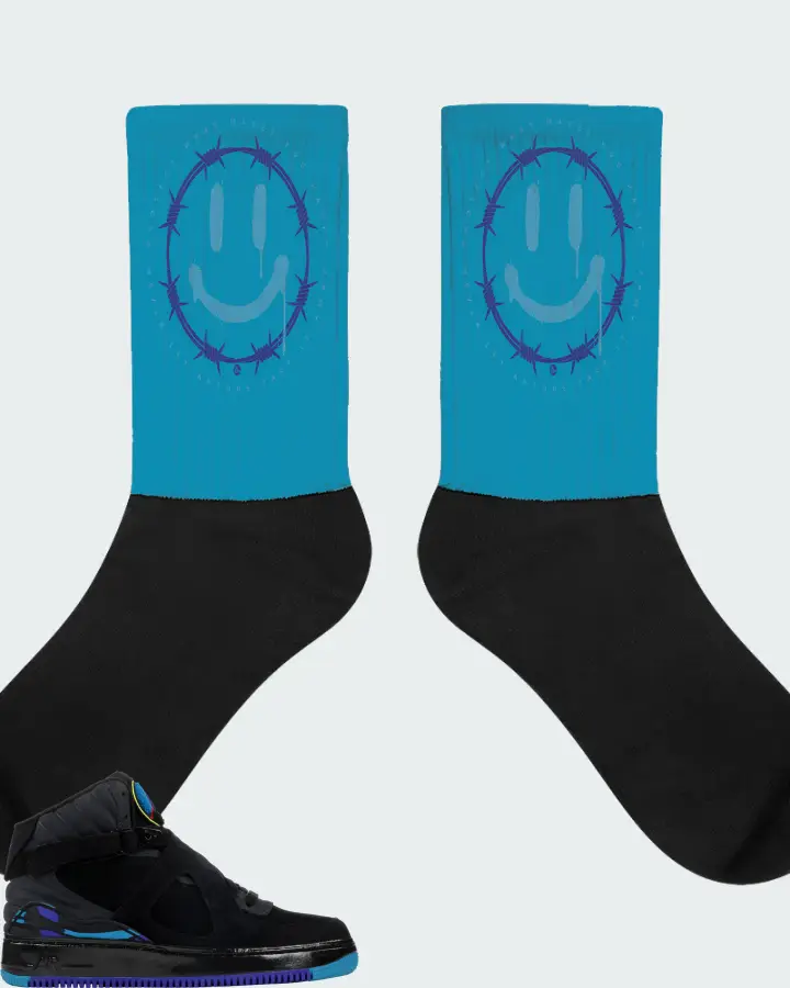 Socks in Aqua