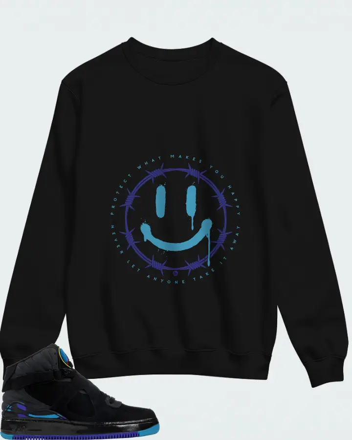 Sweatshirt in Black