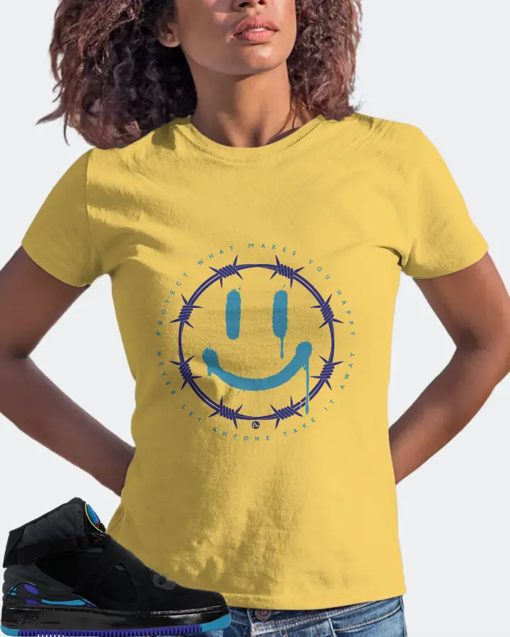 Jordan AJF 8 Sneaker Matching Yellow T-Shirt (PROTECT) - View 3