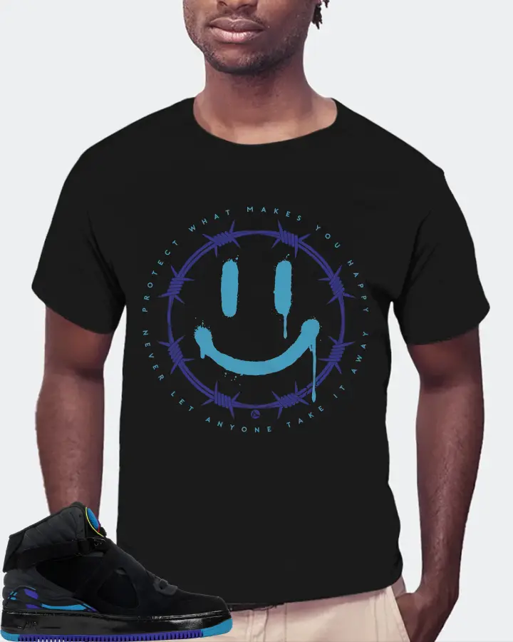 Jordan AJF 8 Sneaker Matching Black T-Shirt (PROTECT) - View 4