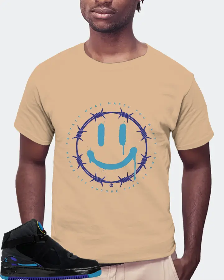 Jordan AJF 8 Sneaker Matching Tan T-Shirt (PROTECT) - View 4