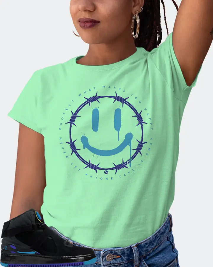 Jordan AJF 8 Sneaker Matching Fresh Mint T-Shirt (PROTECT) - View 5