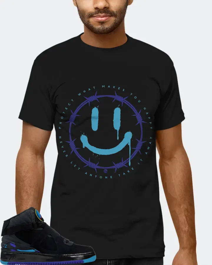 Jordan AJF 8 Sneaker Matching Black T-Shirt (PROTECT) - View 6