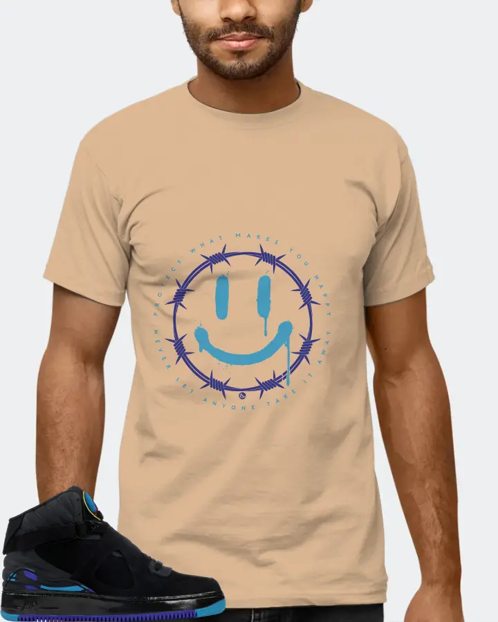Jordan AJF 8 Sneaker Matching Tan T-Shirt (PROTECT) - View 6