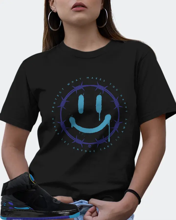 Jordan AJF 8 Sneaker Matching Black T-Shirt (PROTECT) - View 7