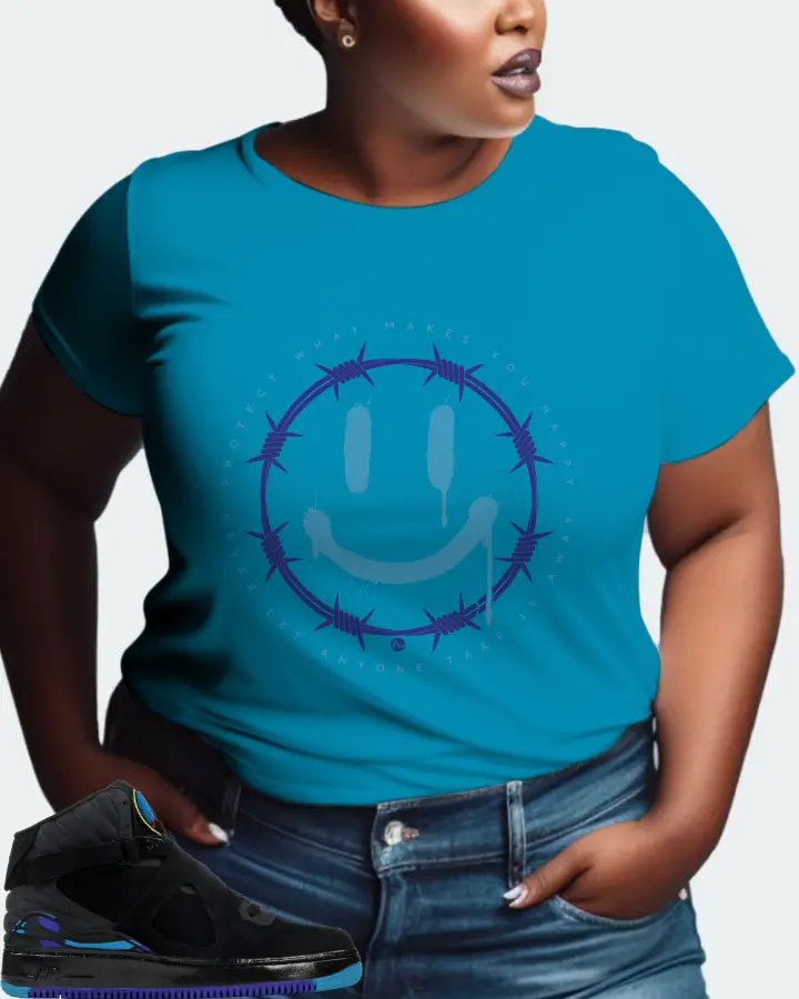 Jordan AJF 8 Sneaker Matching Aqua T-Shirt (PROTECT) - View 9