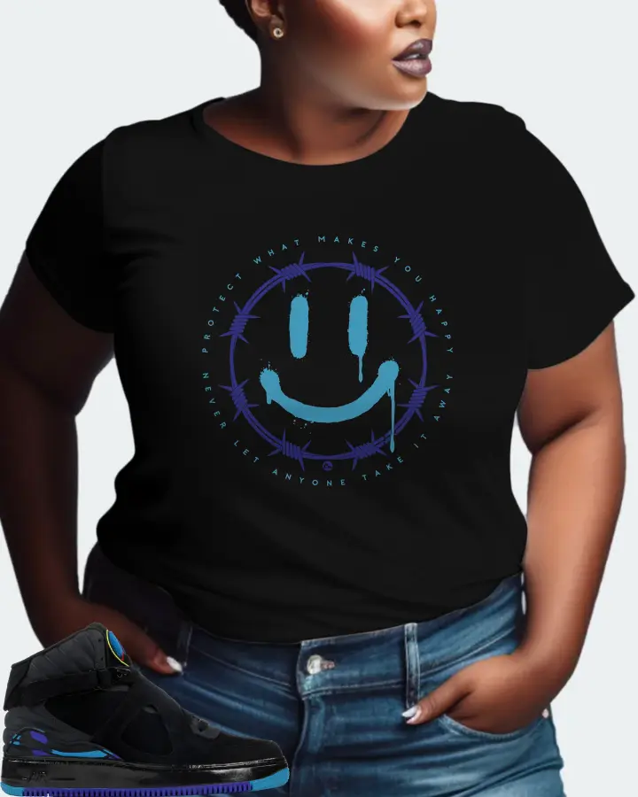 Jordan AJF 8 Sneaker Matching Black T-Shirt (PROTECT) - View 9
