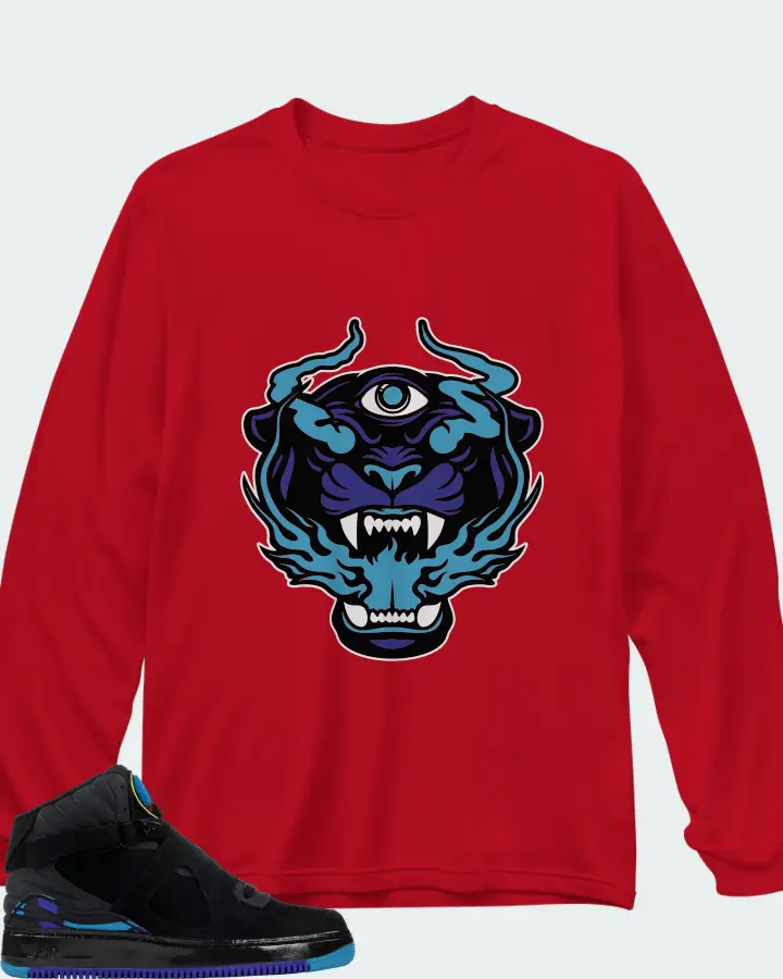 Long Sleeve T-Shirt in Red