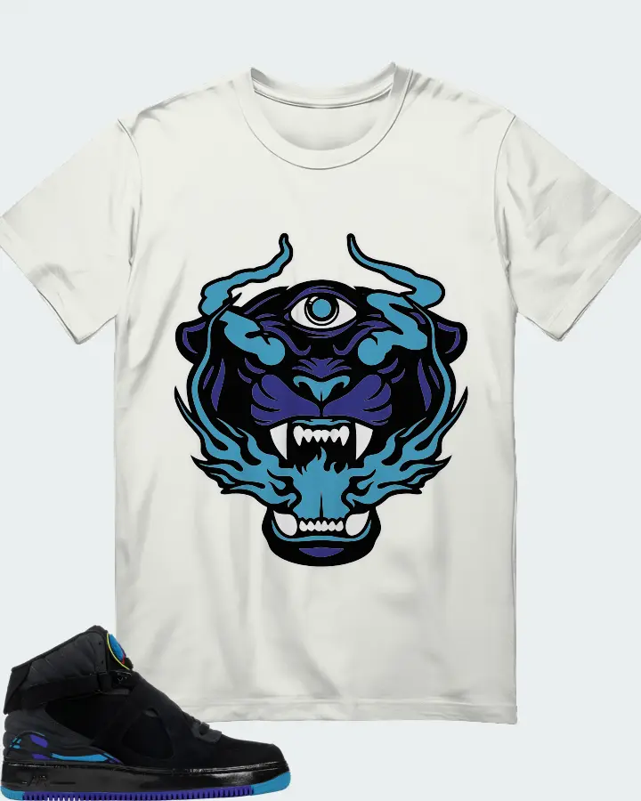 Jordan AJF 8 Sneaker Matching Ash T-Shirt (The Beast) - View 1