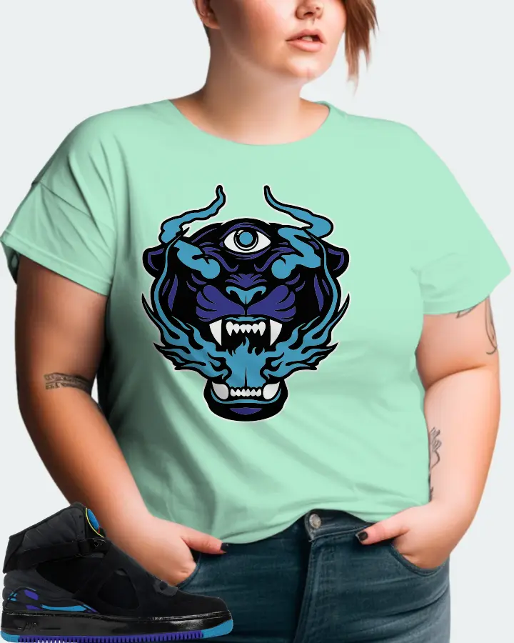 Jordan AJF 8 Sneaker Matching Mint T-Shirt (The Beast) - View 11
