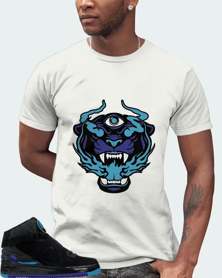 Jordan AJF 8 Sneaker Matching Ash T-Shirt (The Beast) - View 2