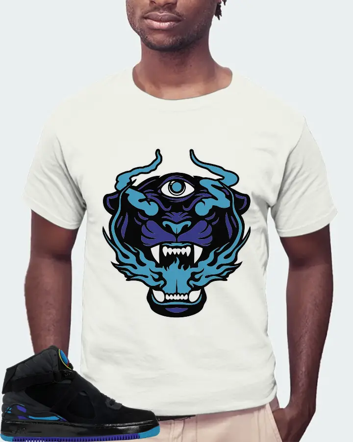 Jordan AJF 8 Sneaker Matching Ash T-Shirt (The Beast) - View 4