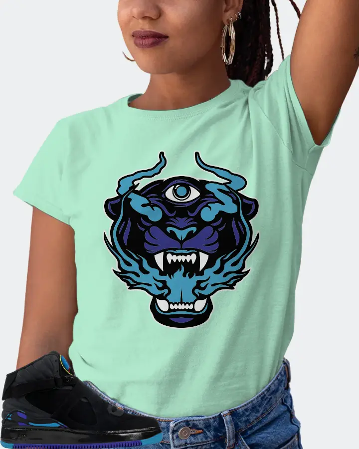 Jordan AJF 8 Sneaker Matching Mint T-Shirt (The Beast) - View 5
