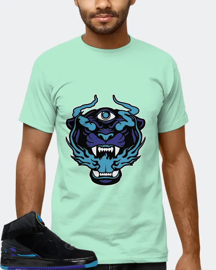 Jordan AJF 8 Sneaker Matching Mint T-Shirt (The Beast) - View 6