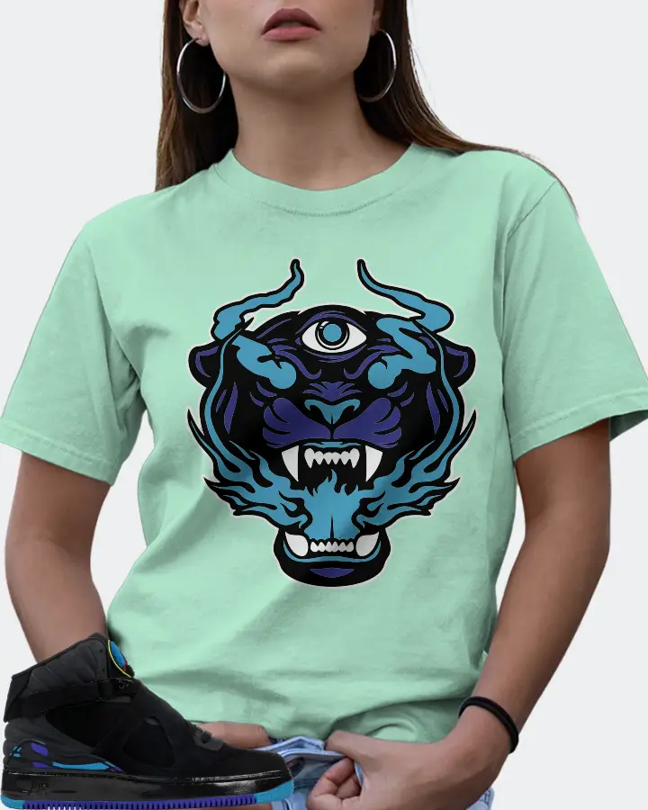 Jordan AJF 8 Sneaker Matching Mint T-Shirt (The Beast) - View 7