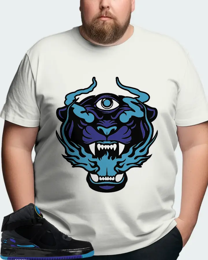 Jordan AJF 8 Sneaker Matching Ash T-Shirt (The Beast) - View 8