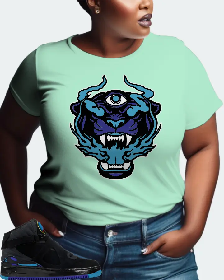 Jordan AJF 8 Sneaker Matching Mint T-Shirt (The Beast) - View 9