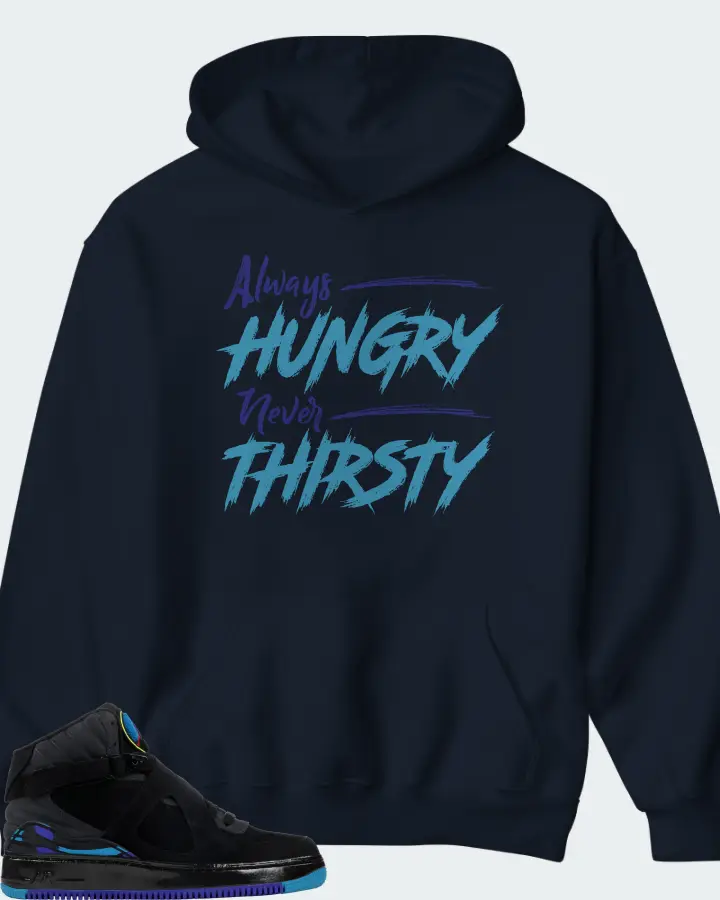 Jordan AJF 8 Sneaker Matching Kid's Hoodie - Always HUNGRY Never THIRSTY