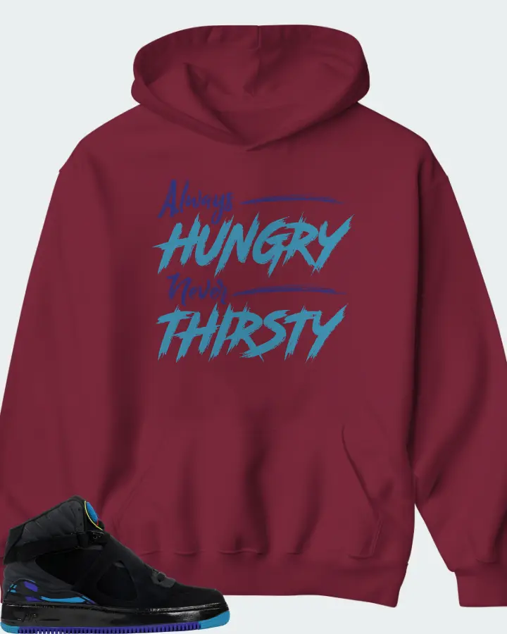 Hoodie in Maroon