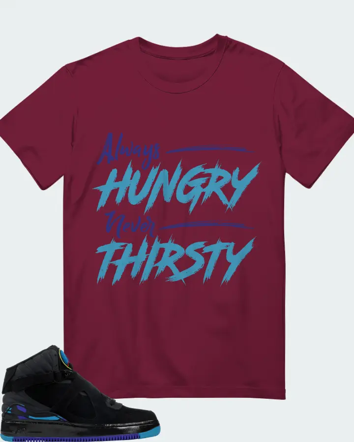 Jordan AJF 8 Sneaker Matching Kid's T-Shirt - Always HUNGRY Never THIRSTY