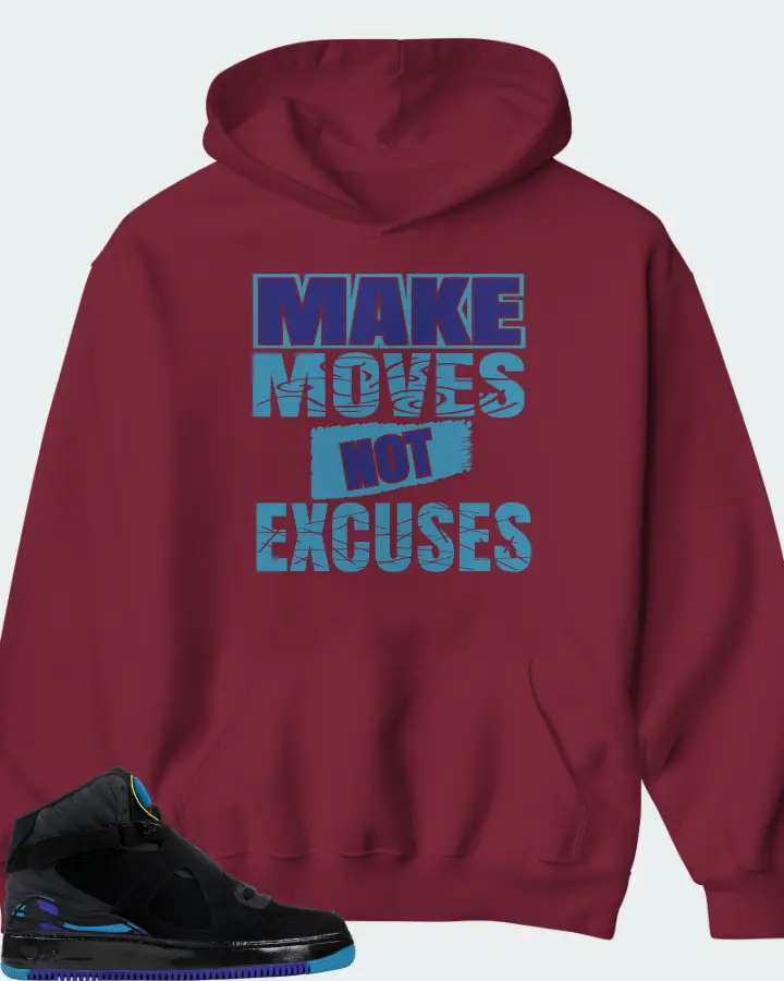 Hoodie in Maroon