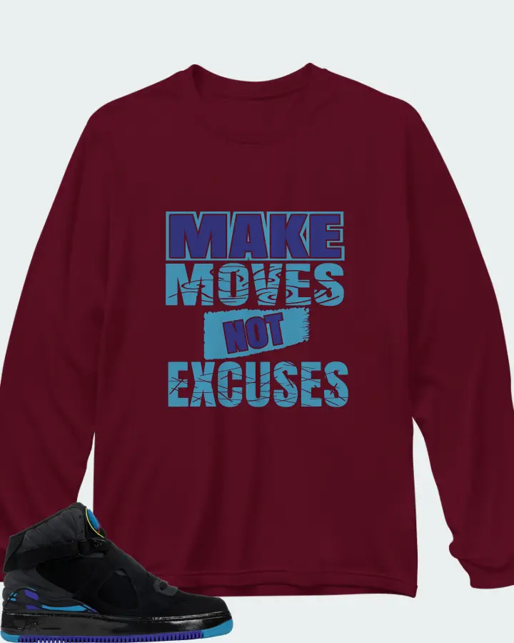 Long Sleeve T-Shirt in Maroon