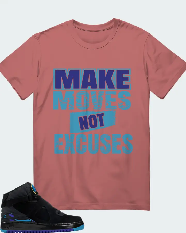 Jordan AJF 8 Sneaker Matching Mauve T-Shirt - Make Moves Not Excuses